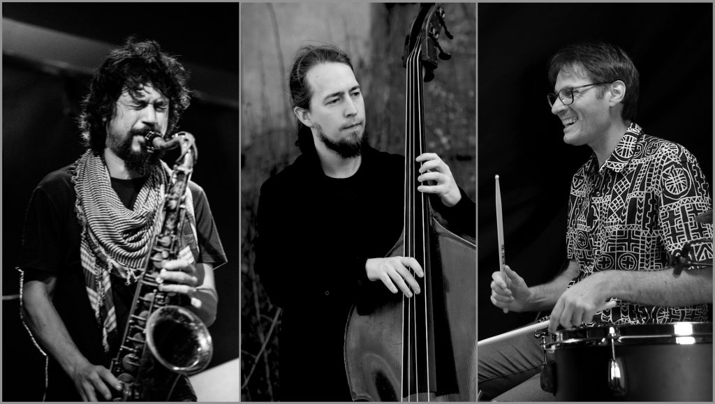 CONFLUENCES JAZZ TRIO: Leonardo Radicchi, Markus Wach und Moritz Weissinger